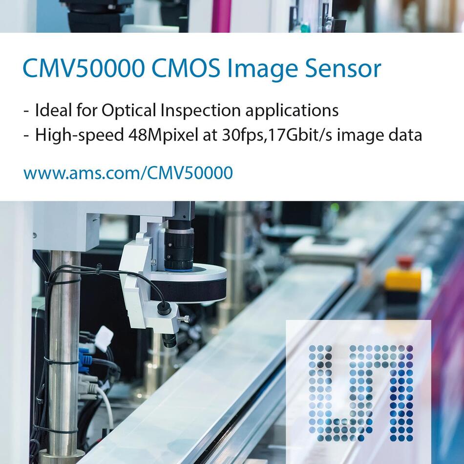 Press picture for CMV50k CMOS image sensor